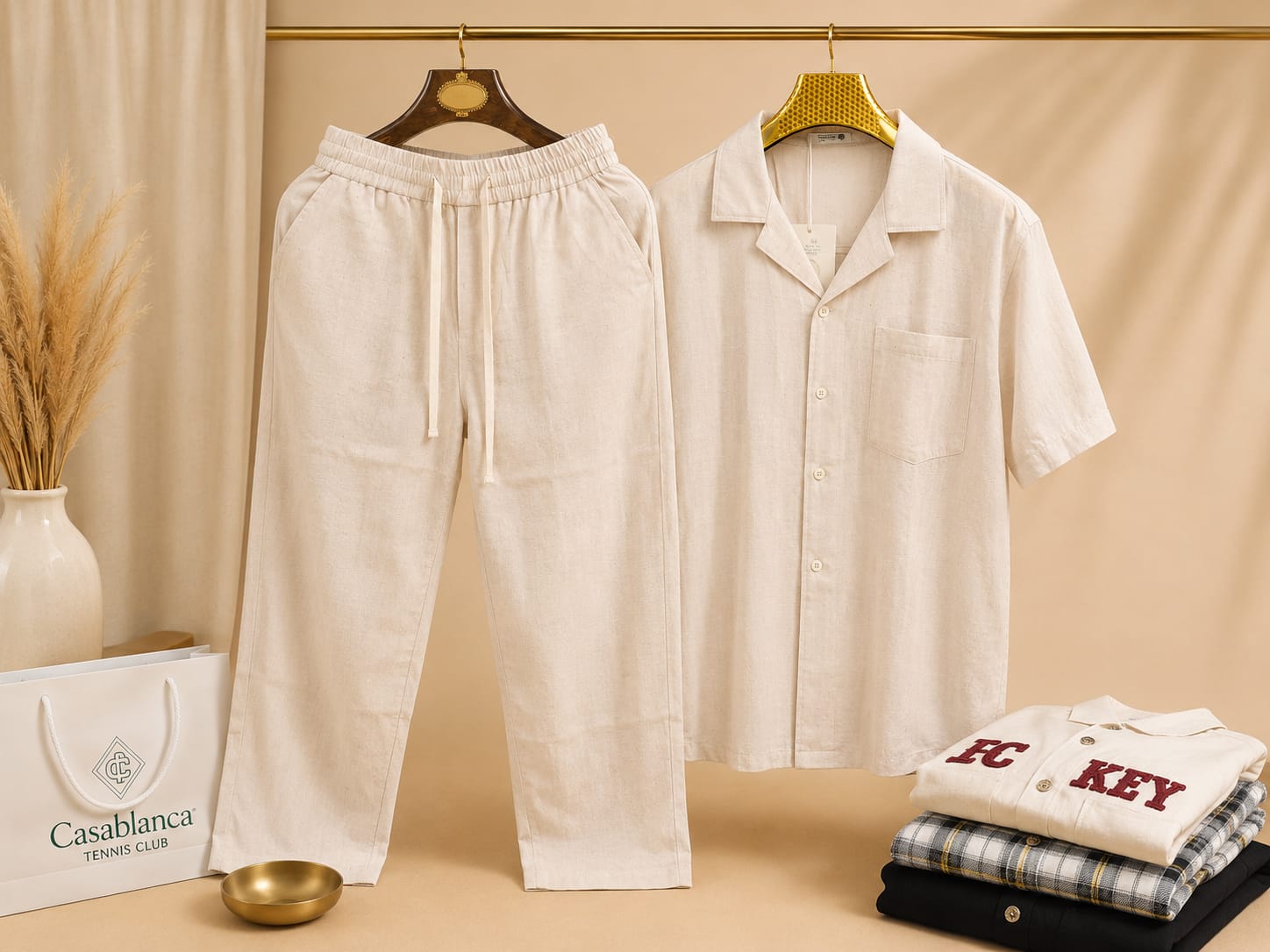 Coastal Breeze Linen Cord Set (Men)