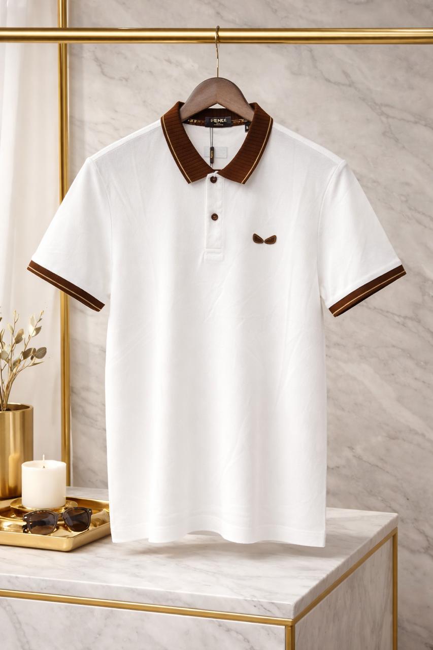 Monogram Collar Premium Polo (Men)