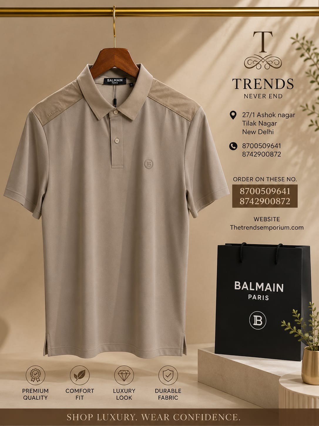 Seamless Luxe Polo (Men)