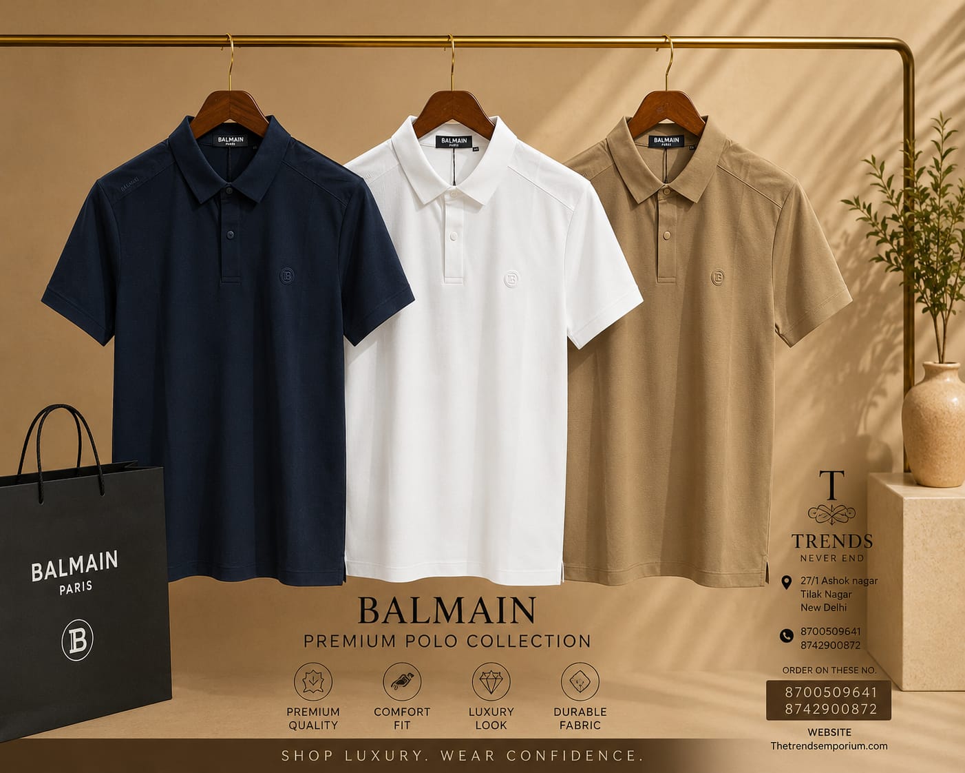Seamless Luxe Polo (Men)