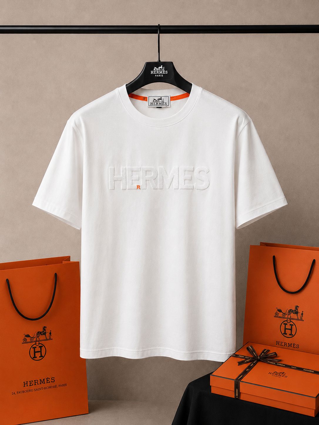 Signature Luxe Embossed Tee (Men)