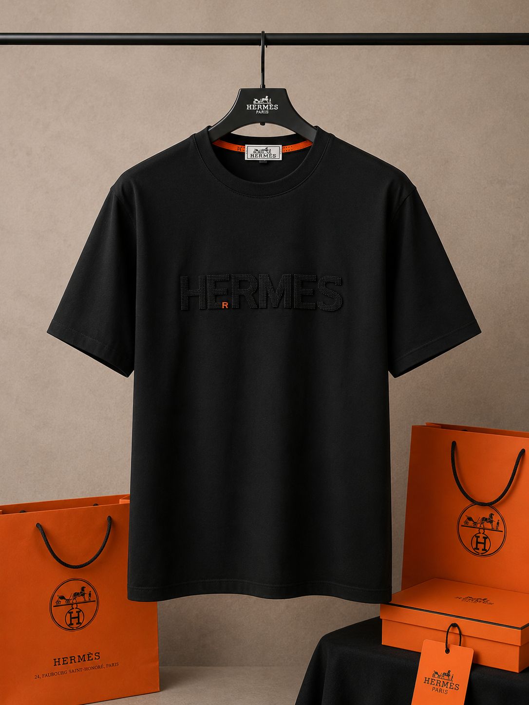 Signature Luxe Embossed Tee (Men)