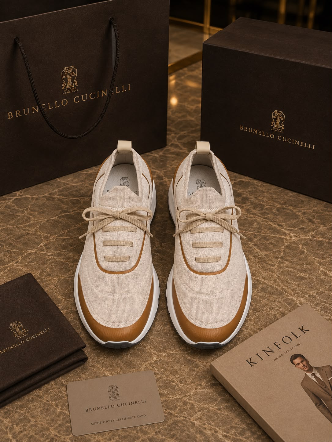 Men's Signature Lightweight Sock-Fit Lifestyle Sneakers