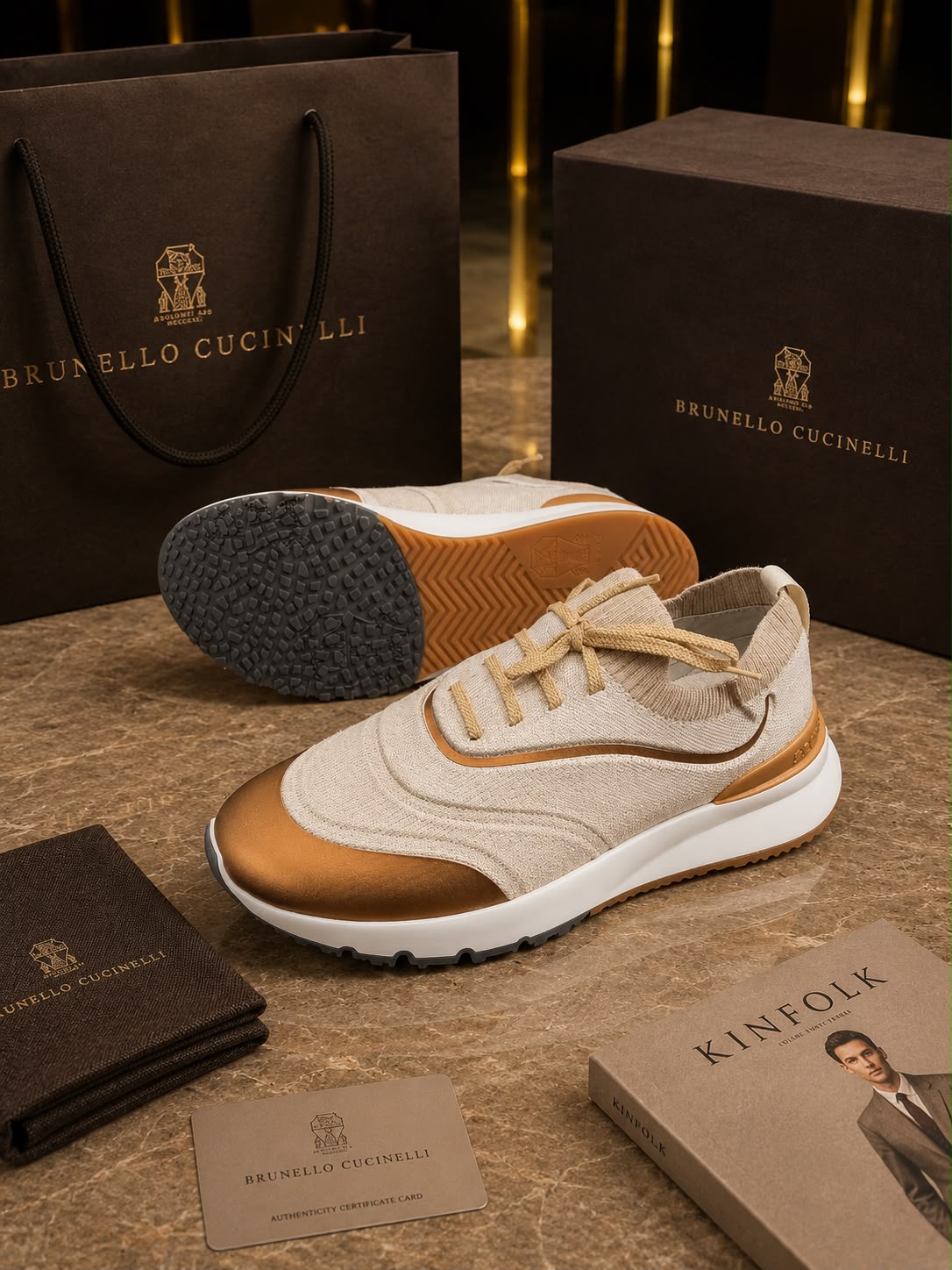 Men's Signature Lightweight Sock-Fit Lifestyle Sneakers