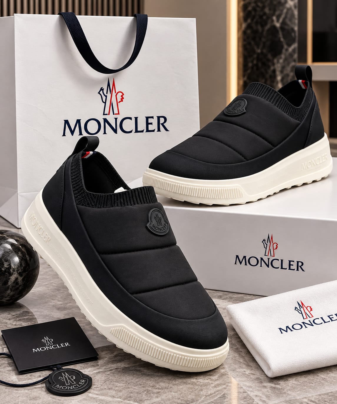 Top Class Lightweight Quilted Shoes