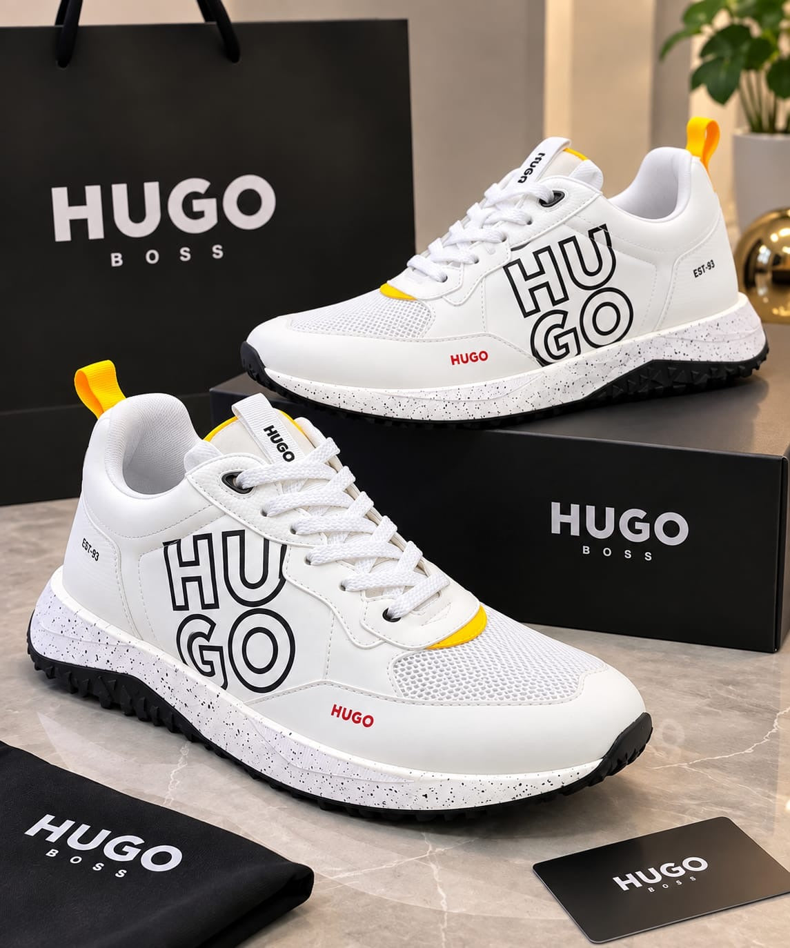 Graphic Low-Top Athletic Sneakers