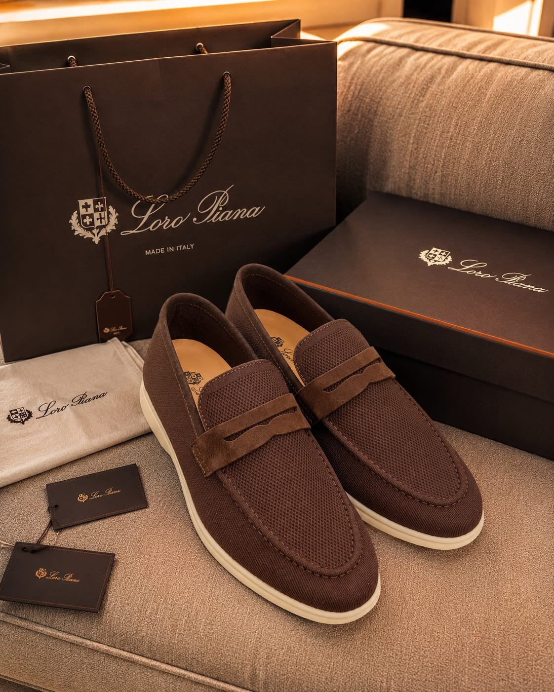 Men’s Premium Knit Loafers – Luxury Casual Slip-On Shoes