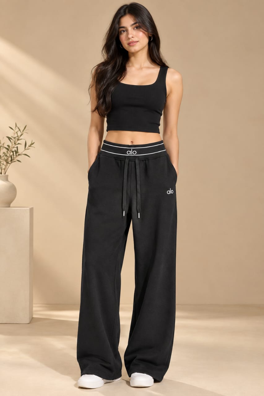 Premium Relaxed Wide-Leg Lowers