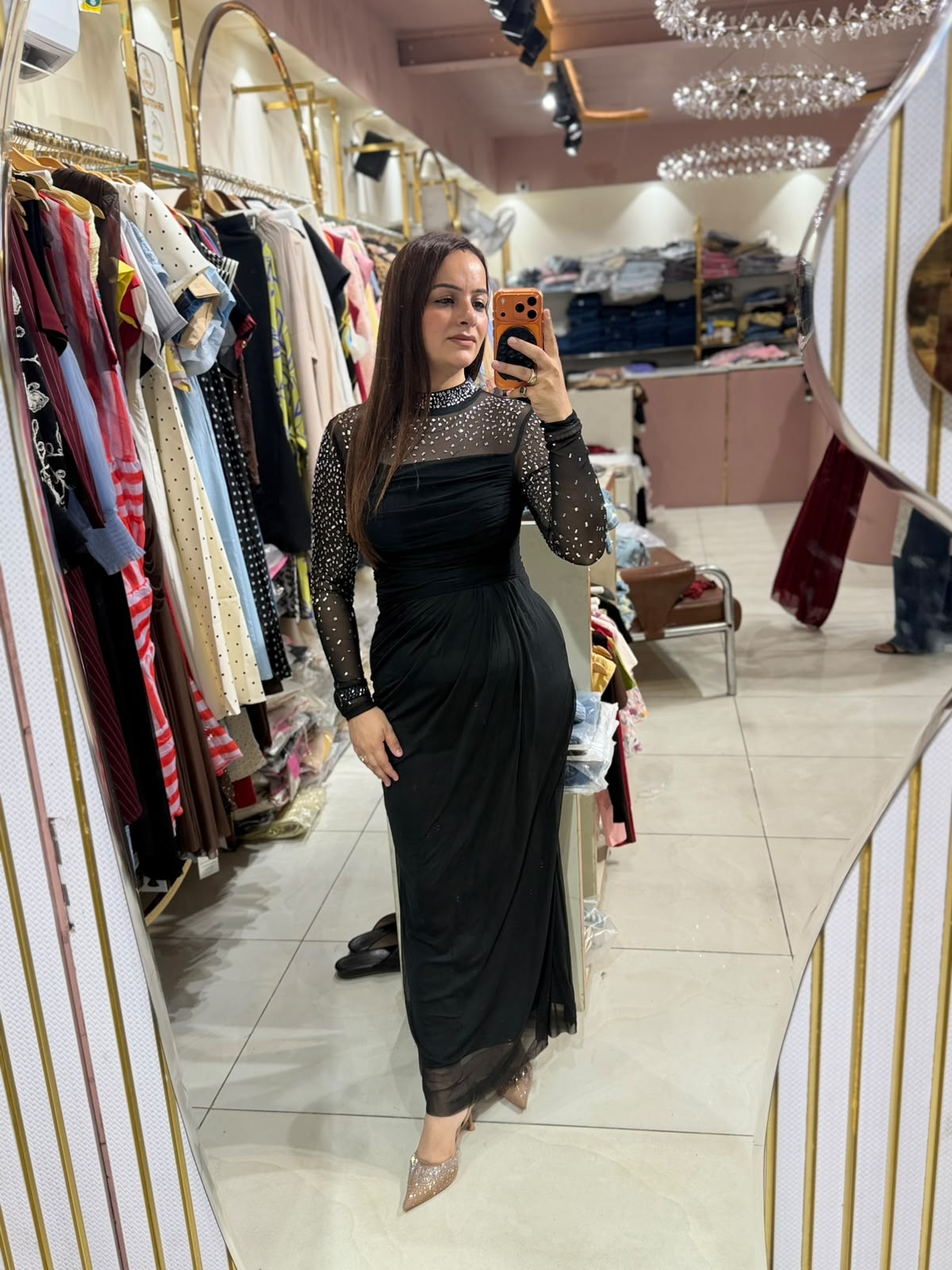 Premium Embellished Evening Maxi Dress
