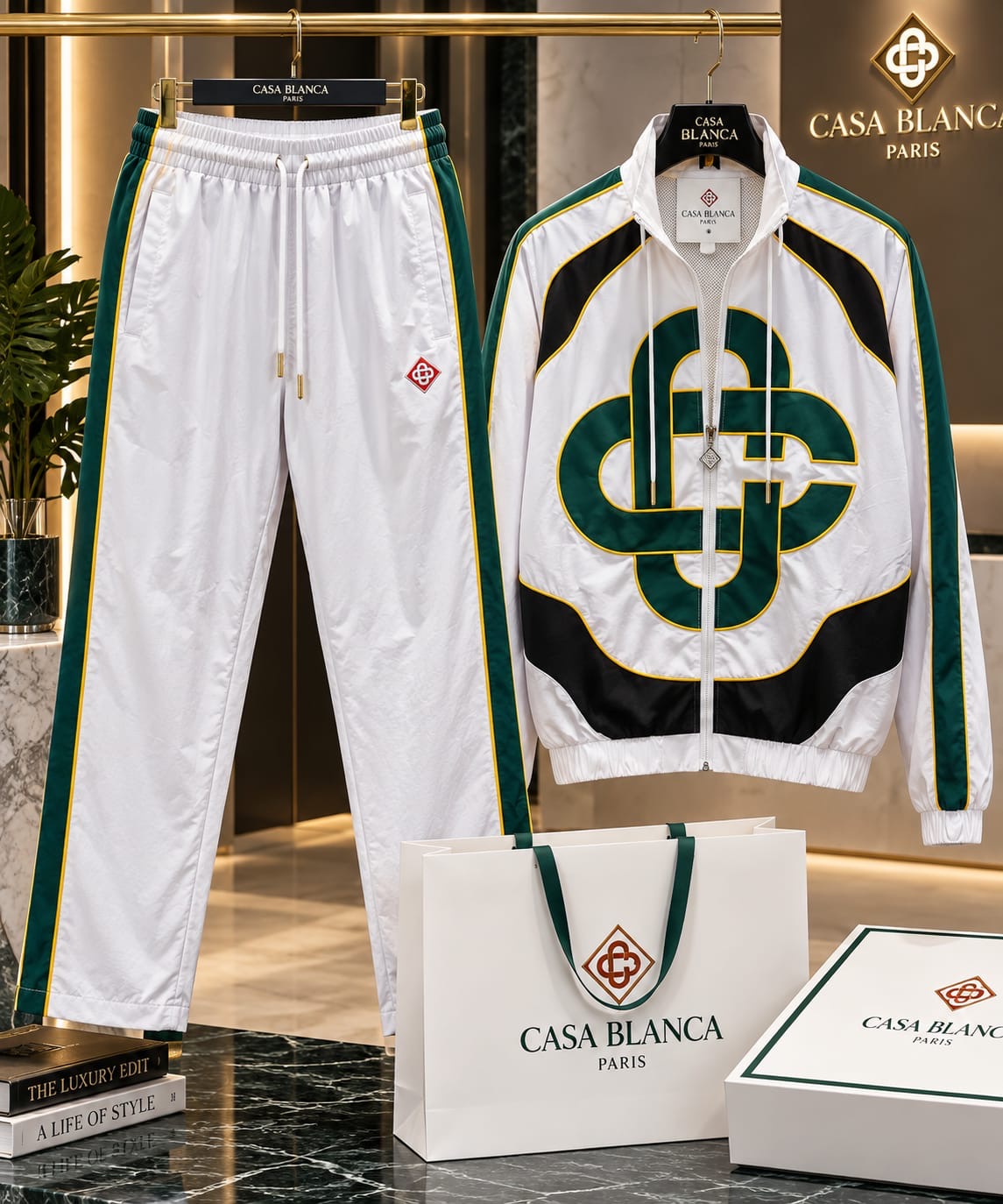Premium Retro Track Jacket & Trouser Co-ord Set
